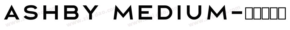 Ashby Medium字体转换
